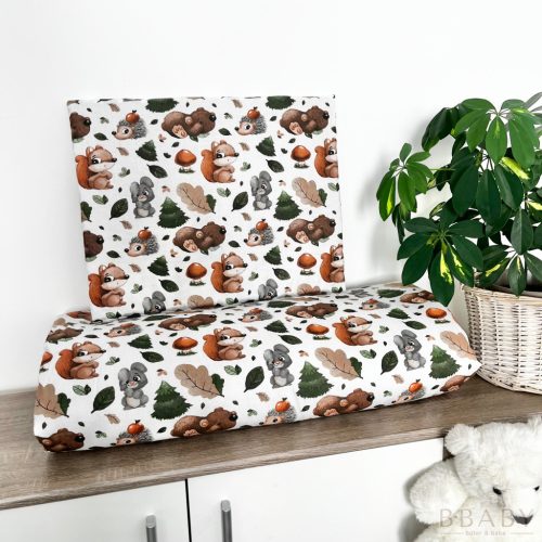 Őszi Erdei Mókus gyerek ágynemű szett – Mesés kalandok a színes falevelek között! 90 x 140