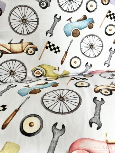 Retro Autók gyerek ágynemű szett – Stílusos utazás álomországba! 90 x 140