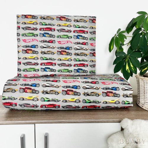 Super Cars gyerek ágynemű szett – Álmodj nagyot, száguldj messzire! 90 x 140