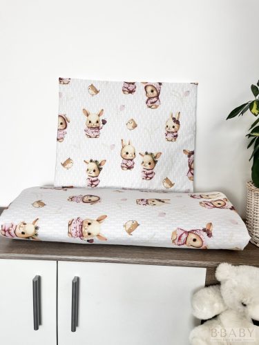 Sweet Bunny gyerek ágynemű szett – Vintage nyuszik ölelésében 90 x 140