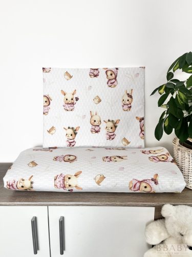 Sweet Bunny gyerek ágynemű szett – Vintage nyuszik ölelésében 90 x 140