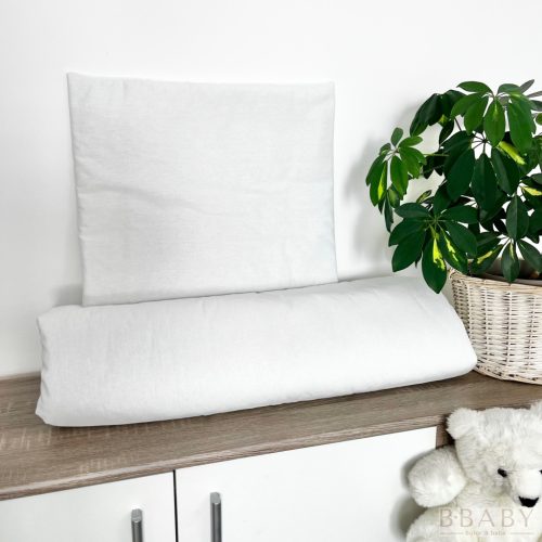Fehér gyermek takaró és párna szett – Letisztult kényelem a mindennapokra 90 x 135 / 35 x 45 cm