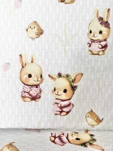 Sweet Bunny – Nyuszis ovis ágyneműhuzat szett kislányoknak