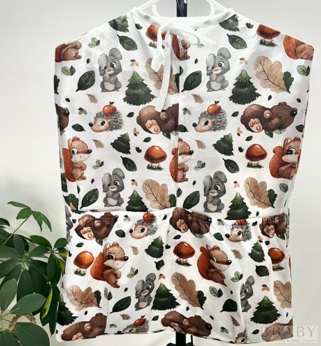 Őszi Erdei Mókus ovis zsák – A természet ölelésében, praktikusan elrendezve! 45 x 60