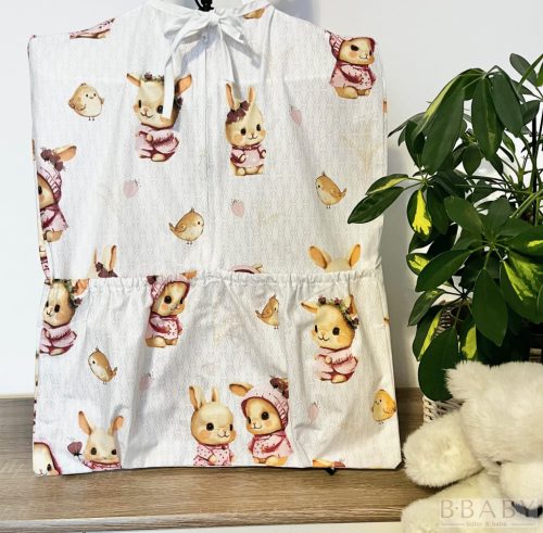 Sweet Bunny ovis zsák – Vintage nyuszik barátságos ölelésében 45 x 60